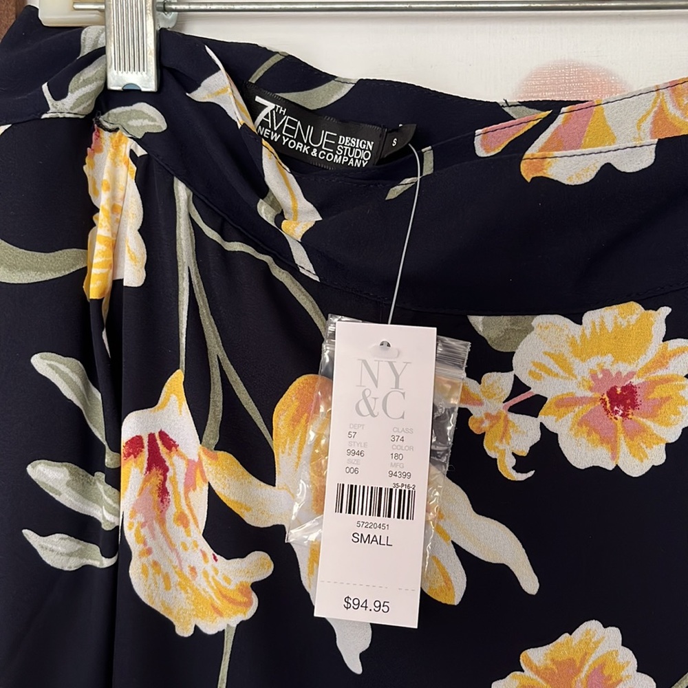 Floral wrap skirt
